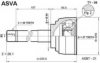 TOYOT 4346029057 Joint Kit, drive shaft